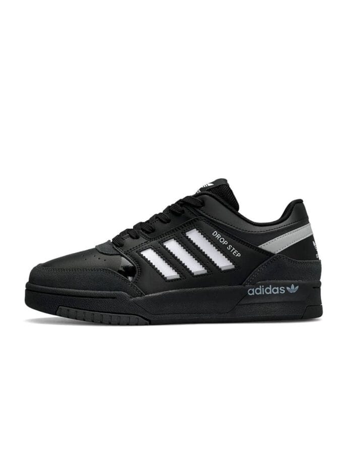 Adidas Originals Drop Step All Black White