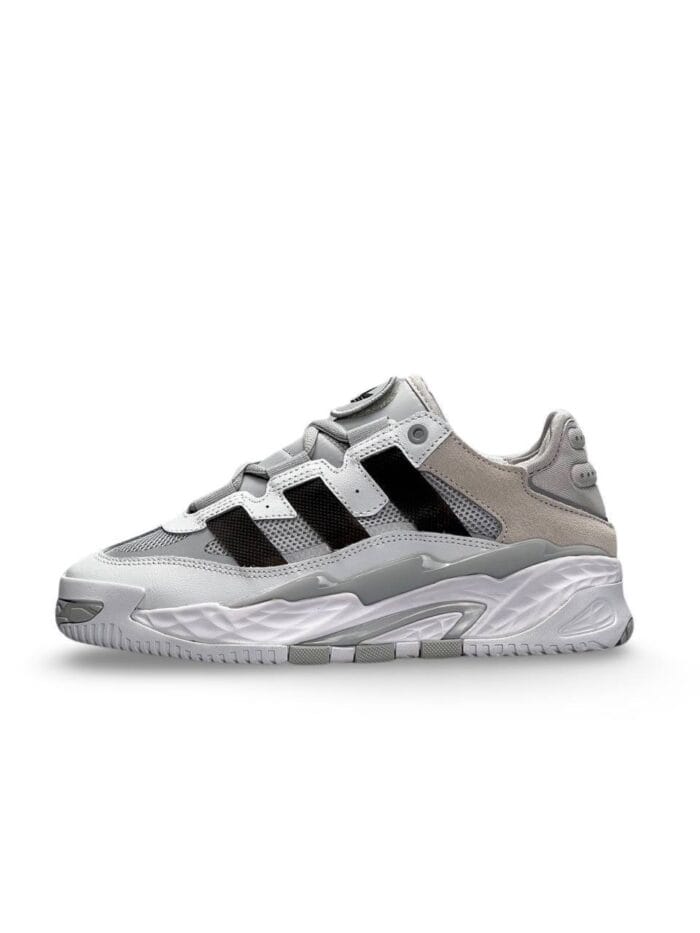 Adidas Originals Niteball PRM White Gray Black Stripes