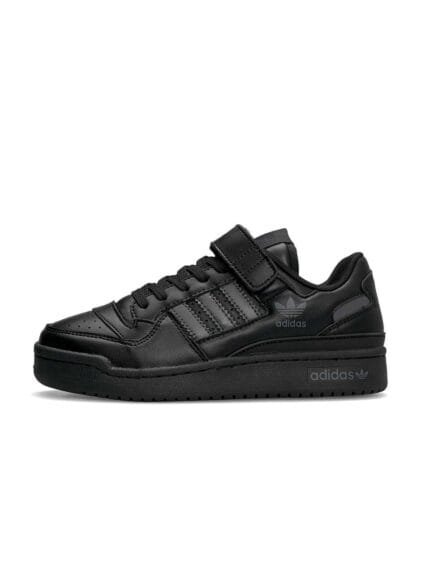 Adidas Originals Forum 84 Low Black Grey Leather