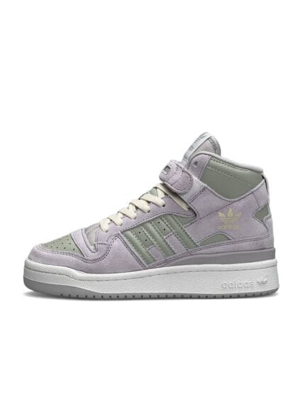 Adidas Originals Forum 84 Mid Grey Suede Olive