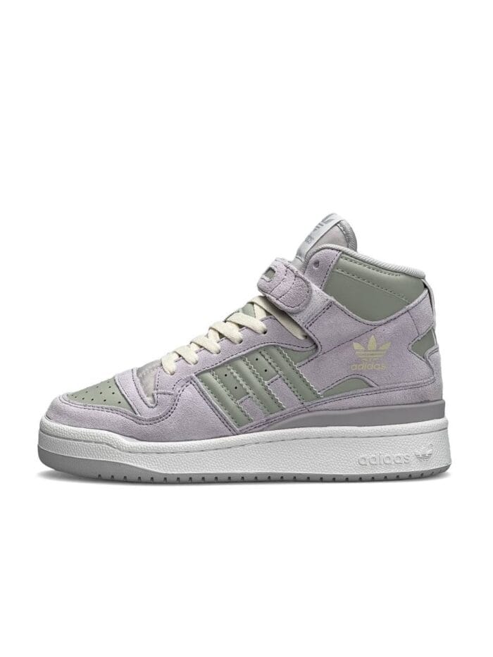 Adidas Originals Forum 84 Mid Grey Suede Olive