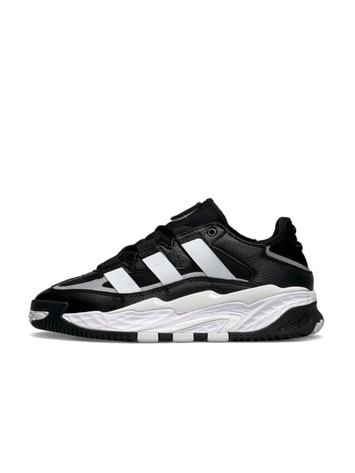 Adidas Niteball  Black White Leather M