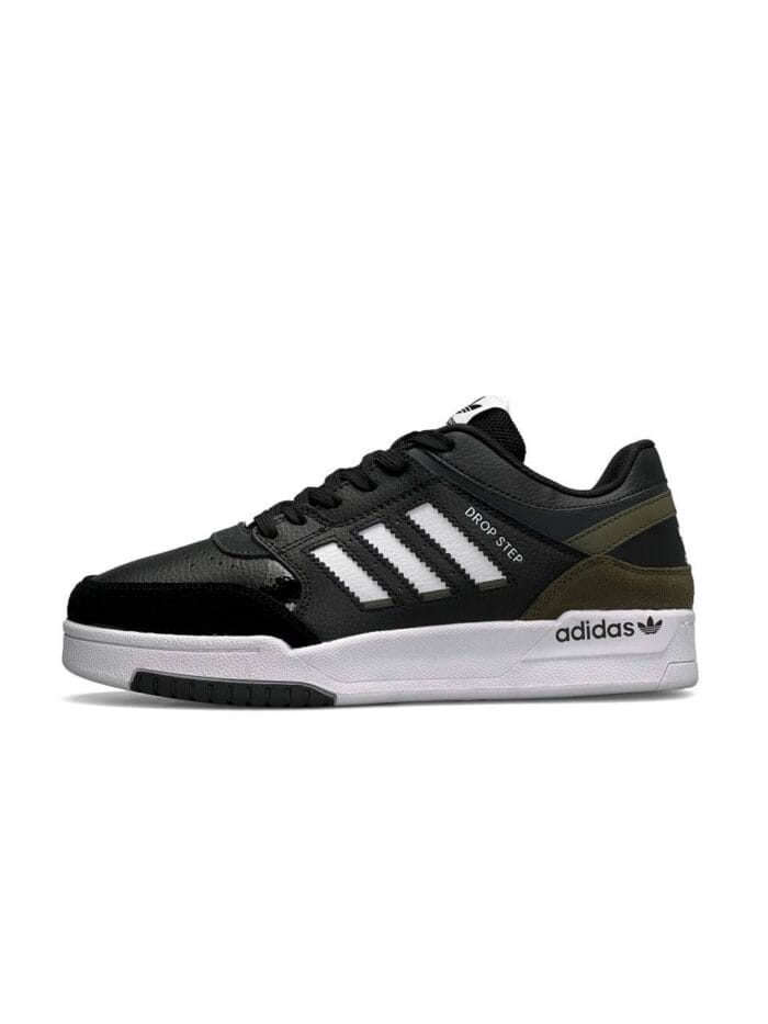 Adidas Originals Drop Step Black White Khaki