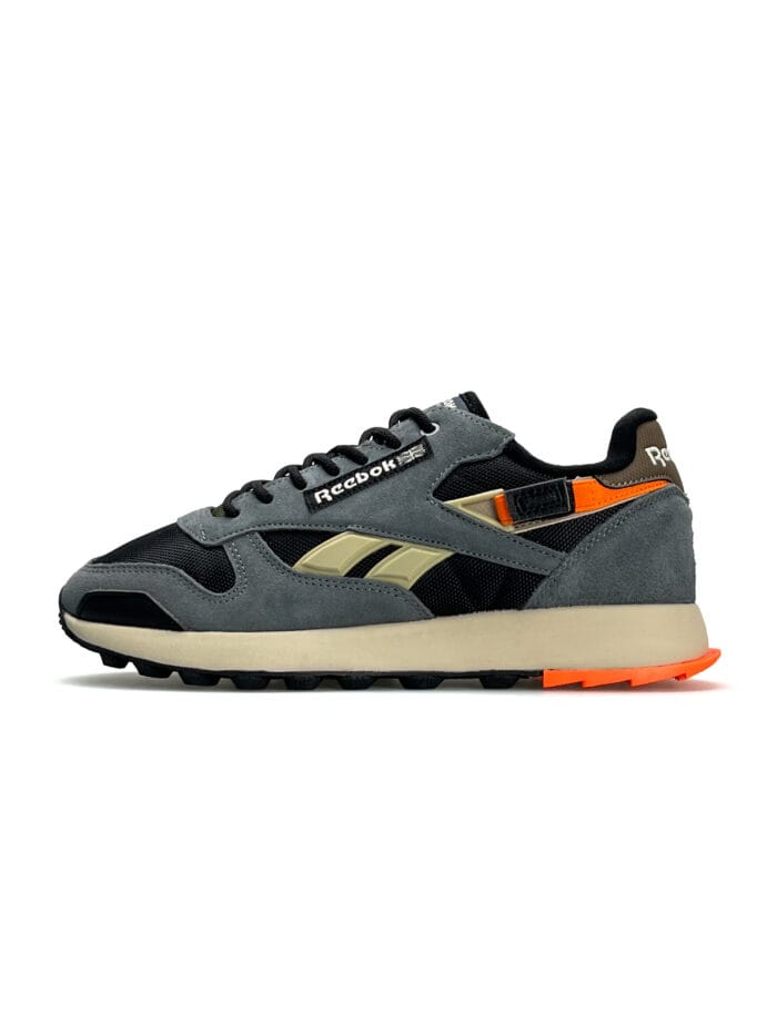 Reebok Classic Leather New Grey Black Orange